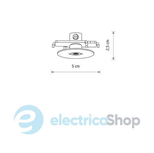 Основа для світильників Nowodvorski CAMELEON CANOPY F MINI 40W IP20 Bk 11184