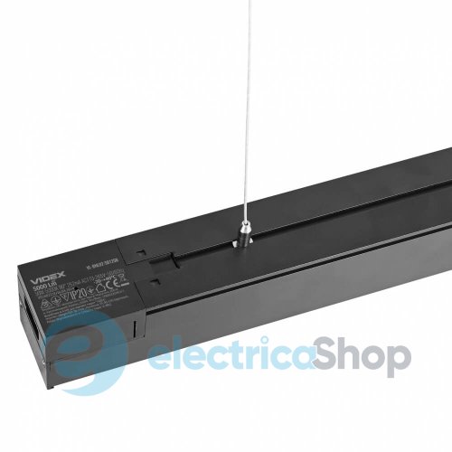 LED світильник лінійний магістральний VIDEX BNL02 50W 1.2М 5000K 220V Black (27983)