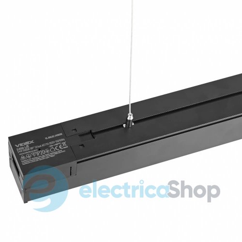 LED светильник линейный магістральний VIDEX BNL02 24W 0.6М 5000K 220V Black
