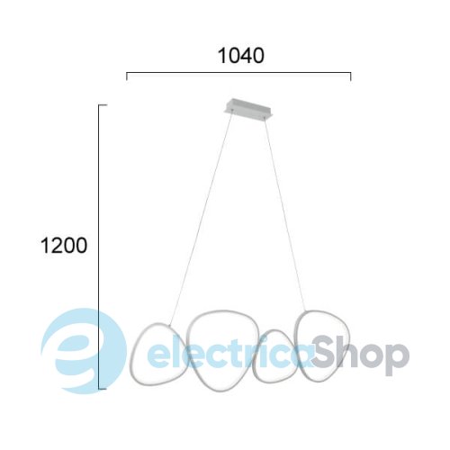 Люстра Viokef HELIX 4301700