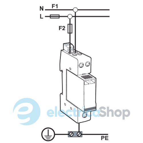 Обмежувач перенапруги тип III, ETITEC V 2T3 255/5 (2+0) RC ETI 2442974