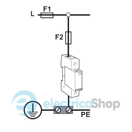 Обмежувач перенапруги тип II, ETITEC V T2 255/20 (1+0) ETI 2442952