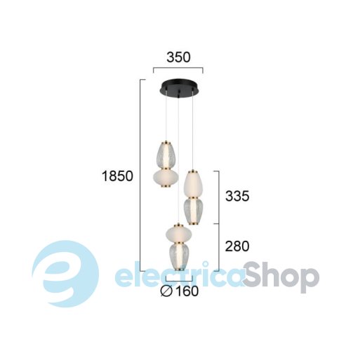 Люстра Viokef SHINY 4304100