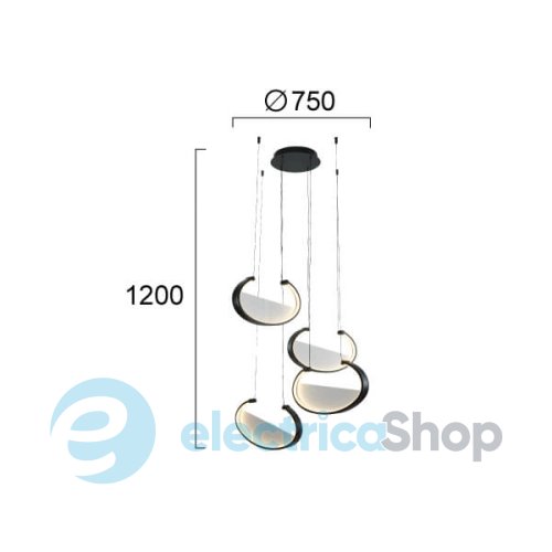 Люстра Viokef ADELE 4302200
