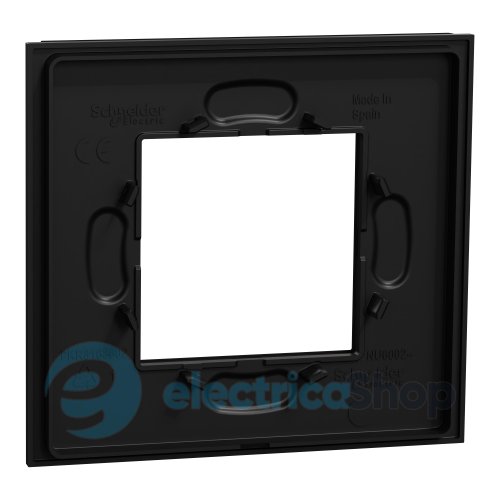 Рамка 1-постова Unica Deco Material NU600272, каучук