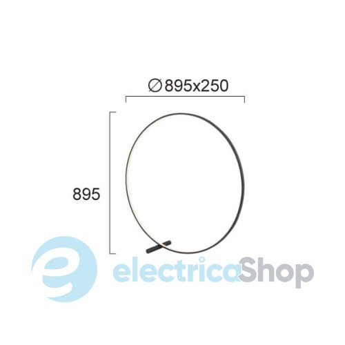 Торшер Viokef CIRCLE (4303000)