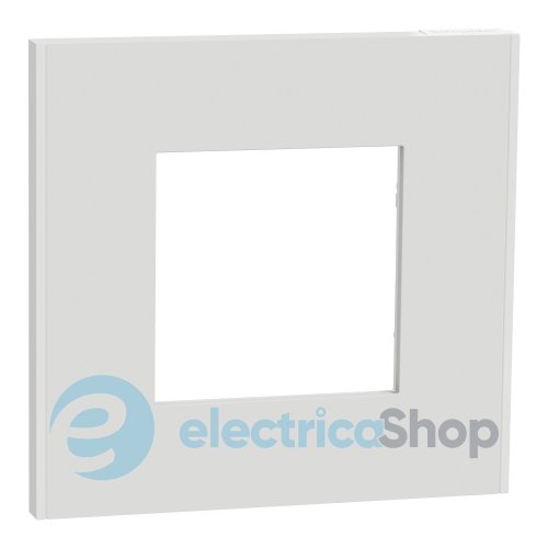 Рамка 1-постова Unica Deco Essentials NU600218, білий