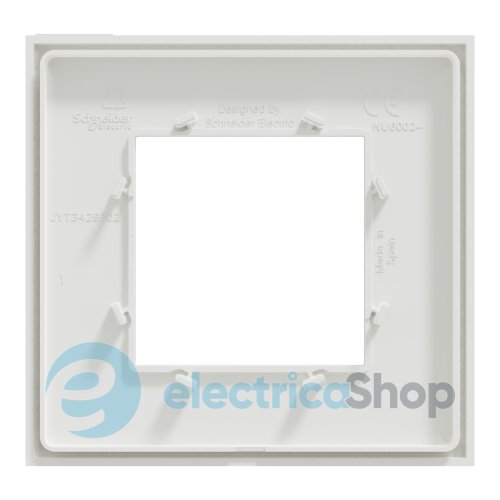 Рамка 1-постова Unica Deco Essentials NU600218, білий