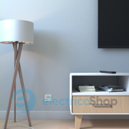 Рамка 1-постова Unica Deco Essentials NU600218, білий