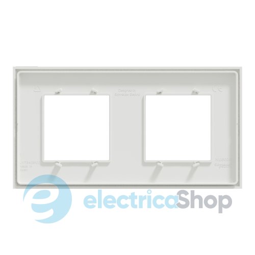 Рамка 2-постова Unica Deco Essentials NU600418, білий