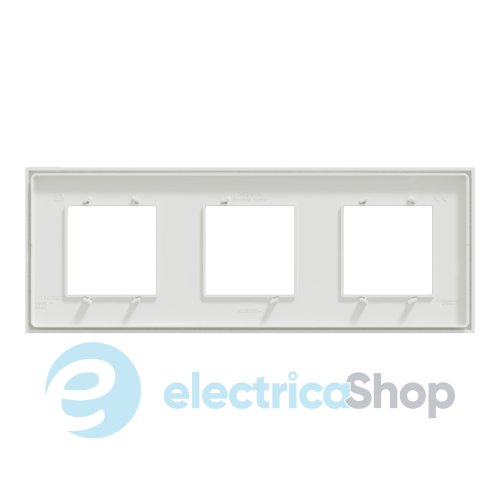 Рамка 3-постова Unica Deco Essentials NU600618, білий