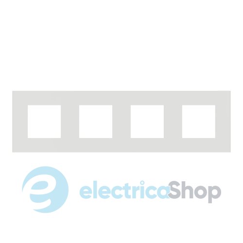 Рамка 4-постовая Unica Deco Essentials NU600818, белый