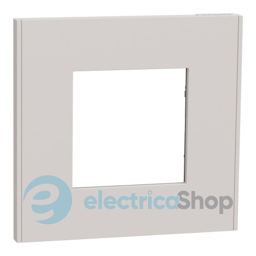 Рамка 1-постова Unica Deco Essentials NU600224, світло-сірий