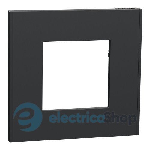 Рамка 1-постова Unica Deco Essentials NU600254, антрацит