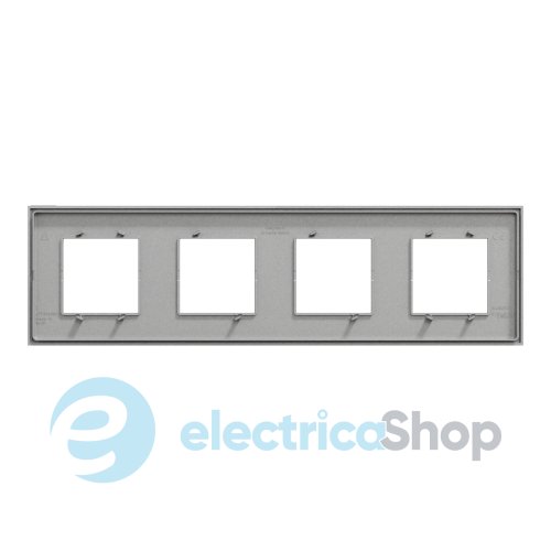 Рамка 4-постова Unica Deco Essentials NU600830, алюміній