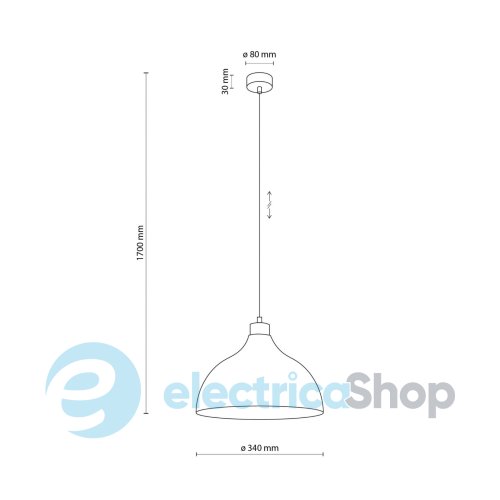 Подвесной светильник TK-Lighting CAP MINT 5901