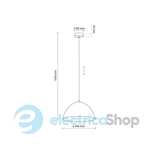 Подвесной светильник TK-Lighting FARO BROWN 1 340 4332