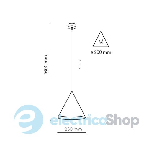 Подвесной светильник TK-Lighting CONO ORANGE 1 M 10064