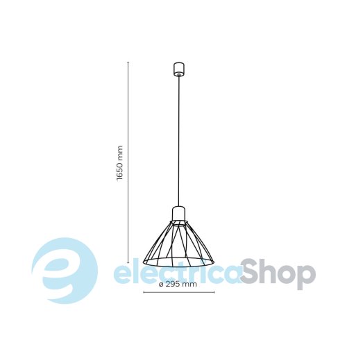 Подвесной светильник TK-Lighting MODESTO BLACK 1 10160