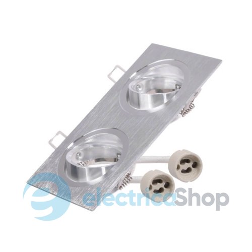 Точковий світильник South Goldlux GU10 2x8W 302151 Silver