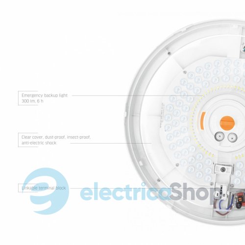 Аварійний світильник VIDEX 30W 2700-6500K LED VL-CLR-EM300-2 (27937)