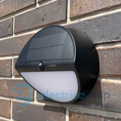 LED светильник автономный настенный IP54 VIDEX VL-BHSO-002-S 500Lm 5000K