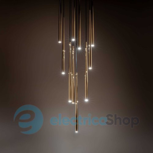 Подвесной светильник TK-Lighting PIANO BLACK GOLD 10 10118