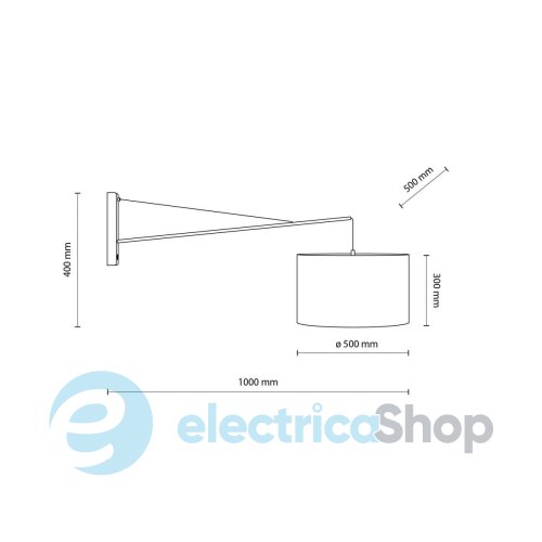 Бра TK-Lighting GLORII 1 (6639)