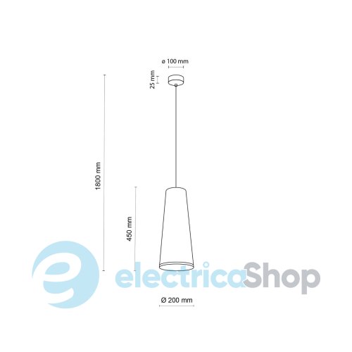 Підвісний світильник TK-Lighting ZING 10085