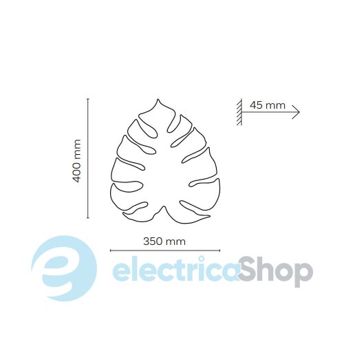 Настінний світильник TK-Lighting MONSTERA BEIGE 5946
