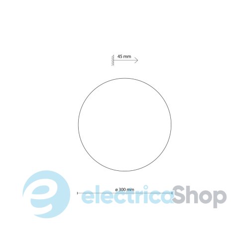 Светильник TK-Lighting LUNA BLACK 300 6013