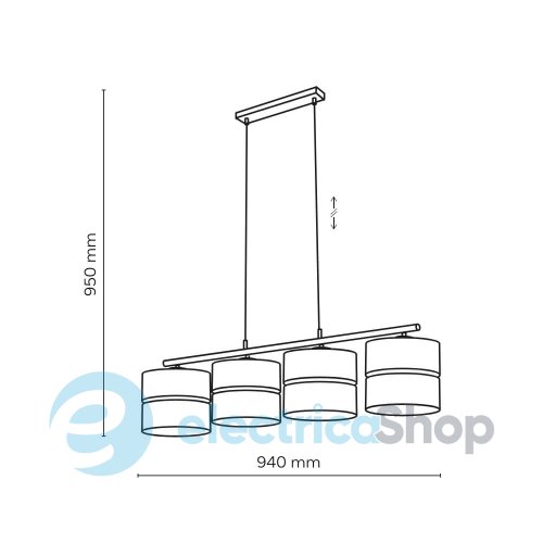 Подвесной светильник TK-Lighting NICOL 4 4802