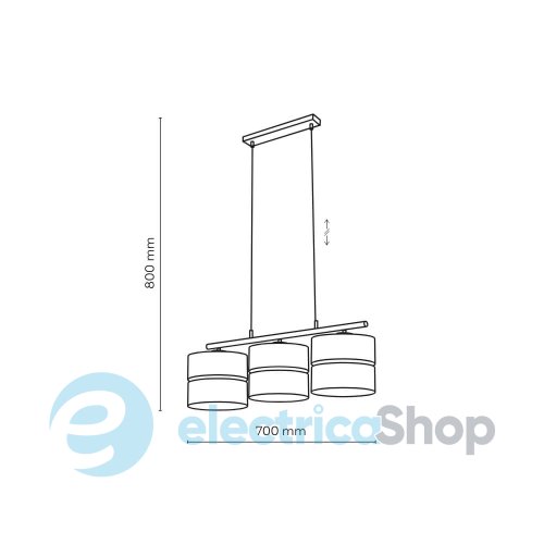 Подвесной светильник TK-Lighting NICOL 3 4801