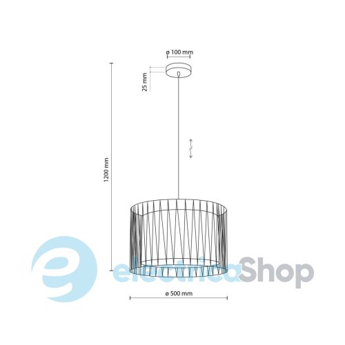 Подвесной светильник TK-Lighting HARMONY NATURE 3 4557