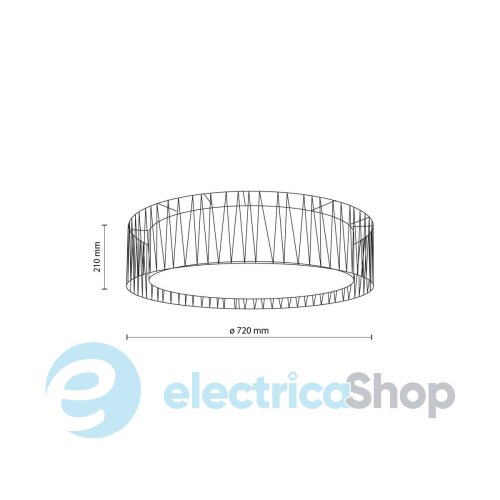 Люстра TK-Lighting HARMONY NATURE 4 (4556)