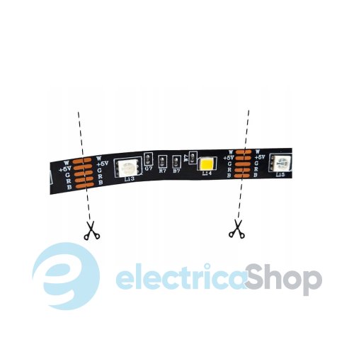 Світлодіодна стрічка для підсвічування телевізора Led RGB 2x8W 3000K Goldlux 321336