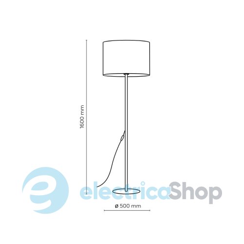 Торшер TK-Lighting UMBERTO BLACK GOLD 1 16029