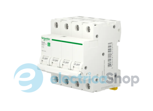 Автоматичний вимикач 4P, 16 A, C, 6kA Schneider Electric Resi9