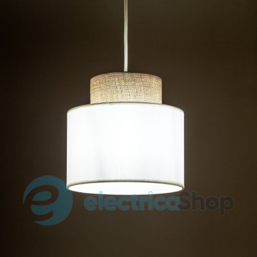 Підвісний світильник TK-Lighting DUO WHITE JUTA 1 10078