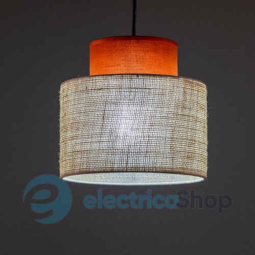 Подвесной светильник TK-Lighting DUO JUTA BROWN 1 3139