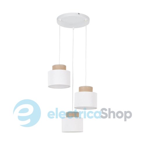 Підвісний світильник TK-Lighting DUO WHITE JUTA 3 2594