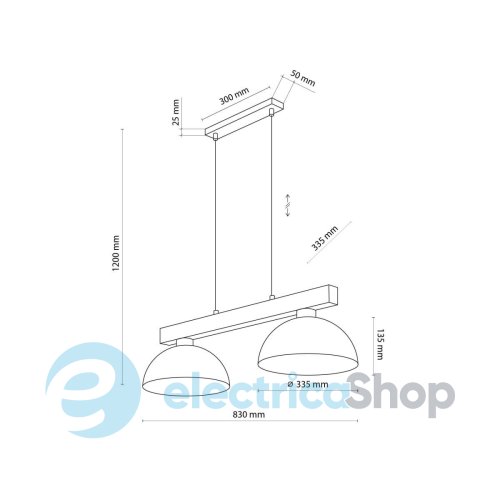 Подвесной светильник TK-Lighting OSLO BROWN 4507