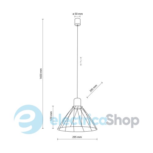 Подвесной светильник TK-Lighting MODESTO WOOD 1 10156