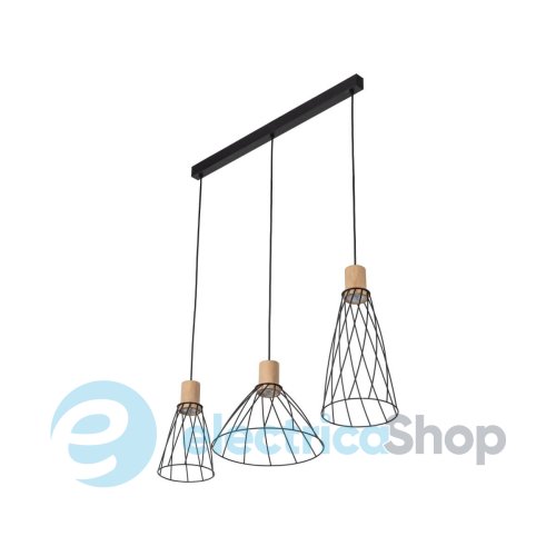 Підвісний світильник TK-Lighting MODESTO WOOD 3 10158