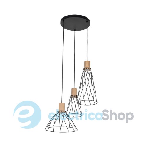 Підвісний світильник TK-Lighting MODESTO WOOD 3 10188