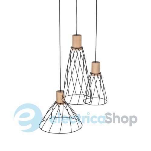Підвісний світильник TK-Lighting MODESTO WOOD 3 10188