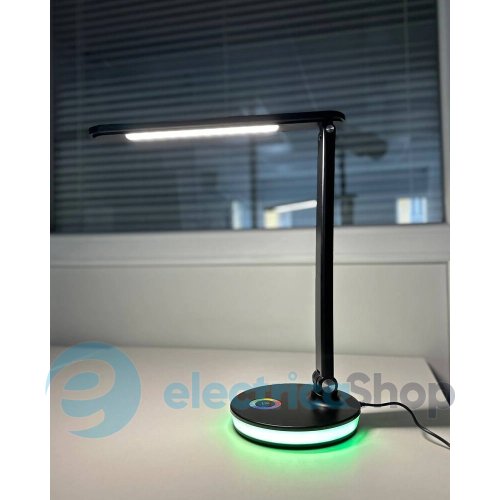 Настільна лампа Neptun Led Goldlux 325044 BK 4000K+RGB