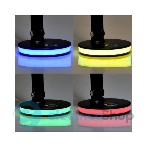 Настільна лампа Neptun Led Goldlux 325044 BK 4000K+RGB