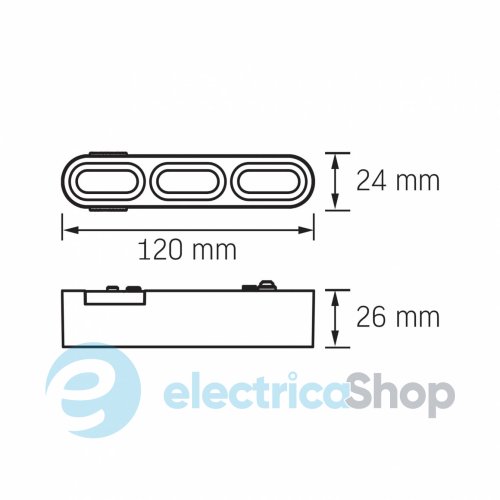 Магнітний трековий світильник VIDEX VL-TRMS-LD13B 5,5W 4000K 48V (28019)