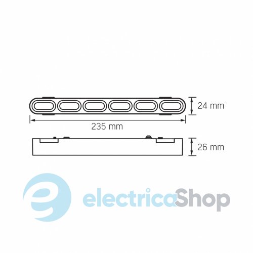 Светильник магнитный трековый VIDEX LD16B 11W 4000K 48V Black